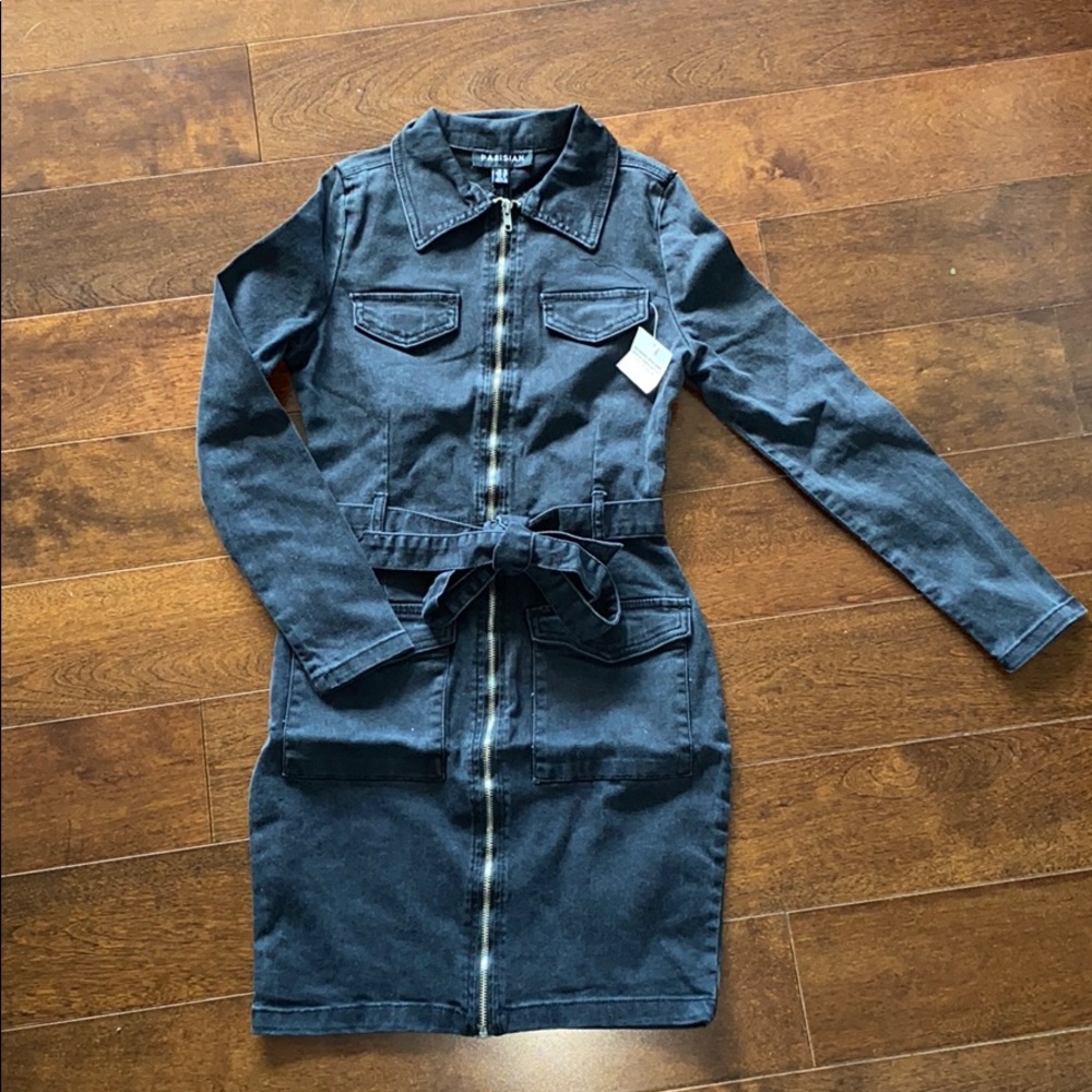 Black Denim Jean Dress